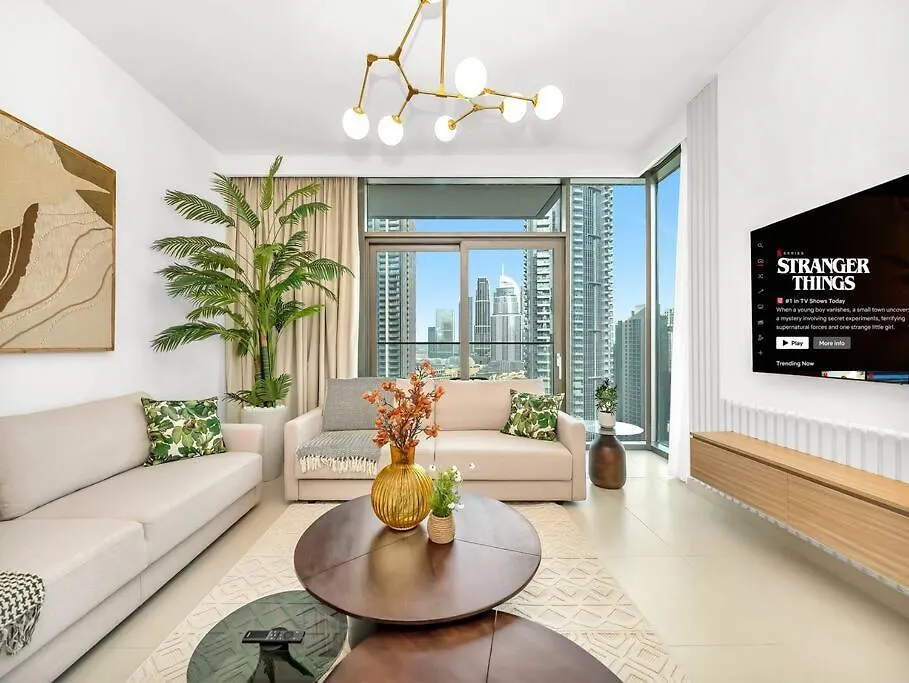 2Br-Fountain & Burj Khalifa View - Near Dubai Mall Apartment
