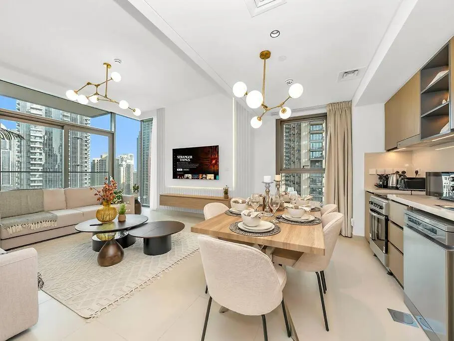 2Br-Fountain & Burj Khalifa View - Near Dubai Mall Apartment