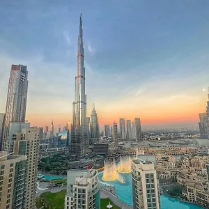 Prestige Living 2br With Full Burj Khalifa And Fountain View By Appartement